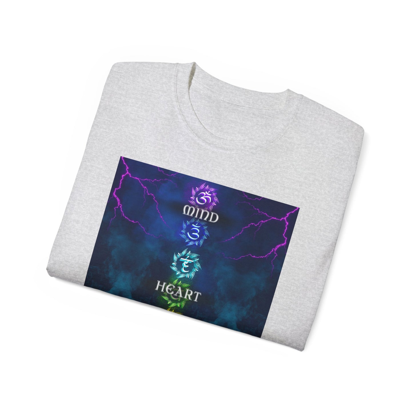 Trinity of Truth Alignment Tee —"Mind Heart Body" Key Graphic T-Shirt