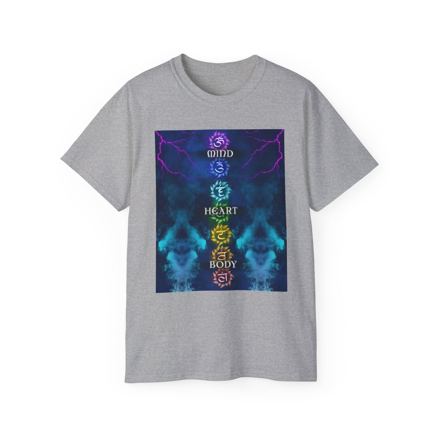 Trinity of Truth Alignment Tee —"Mind Heart Body" Key Graphic T-Shirt