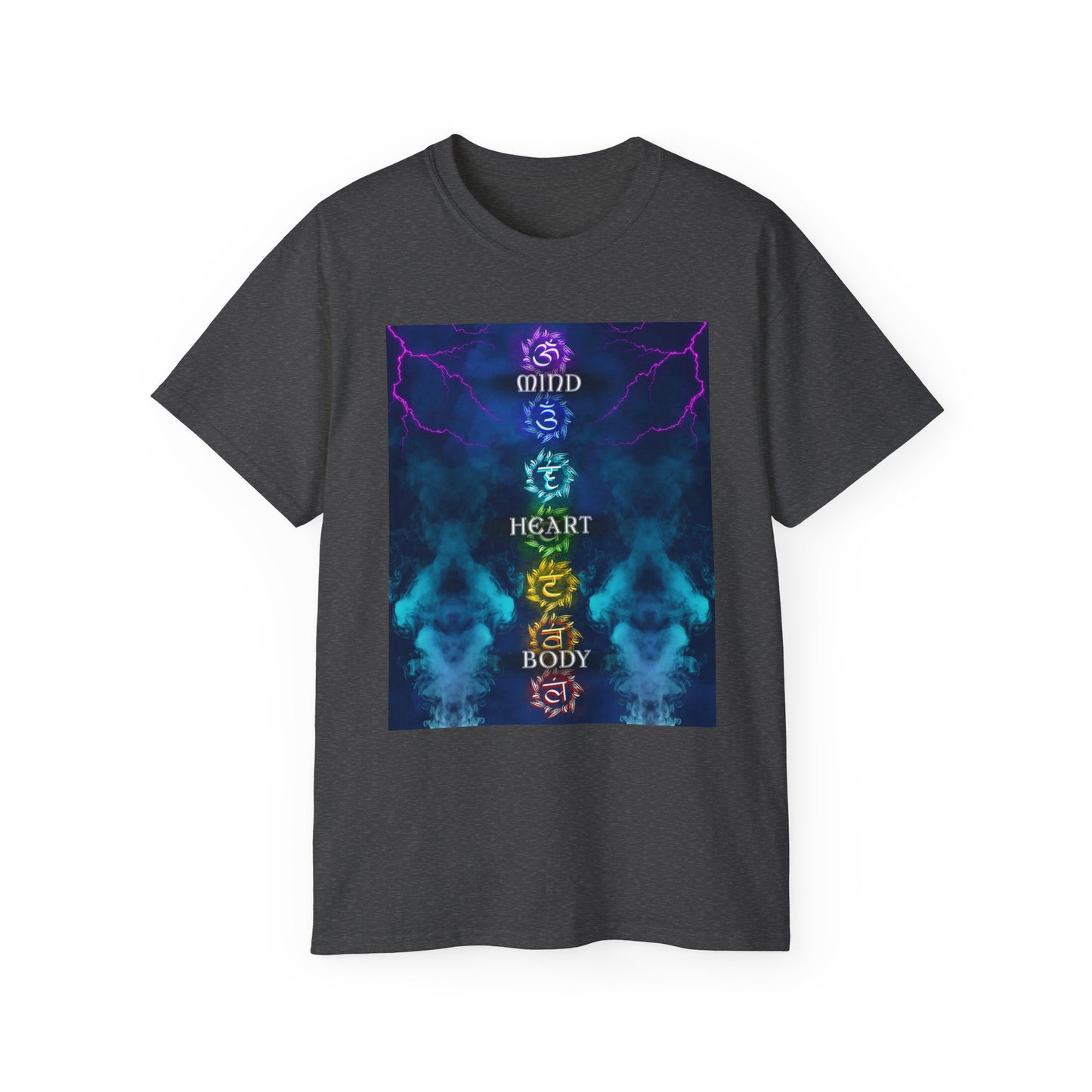 Trinity of Truth Alignment Tee —"Mind Heart Body" Key Graphic T-Shirt