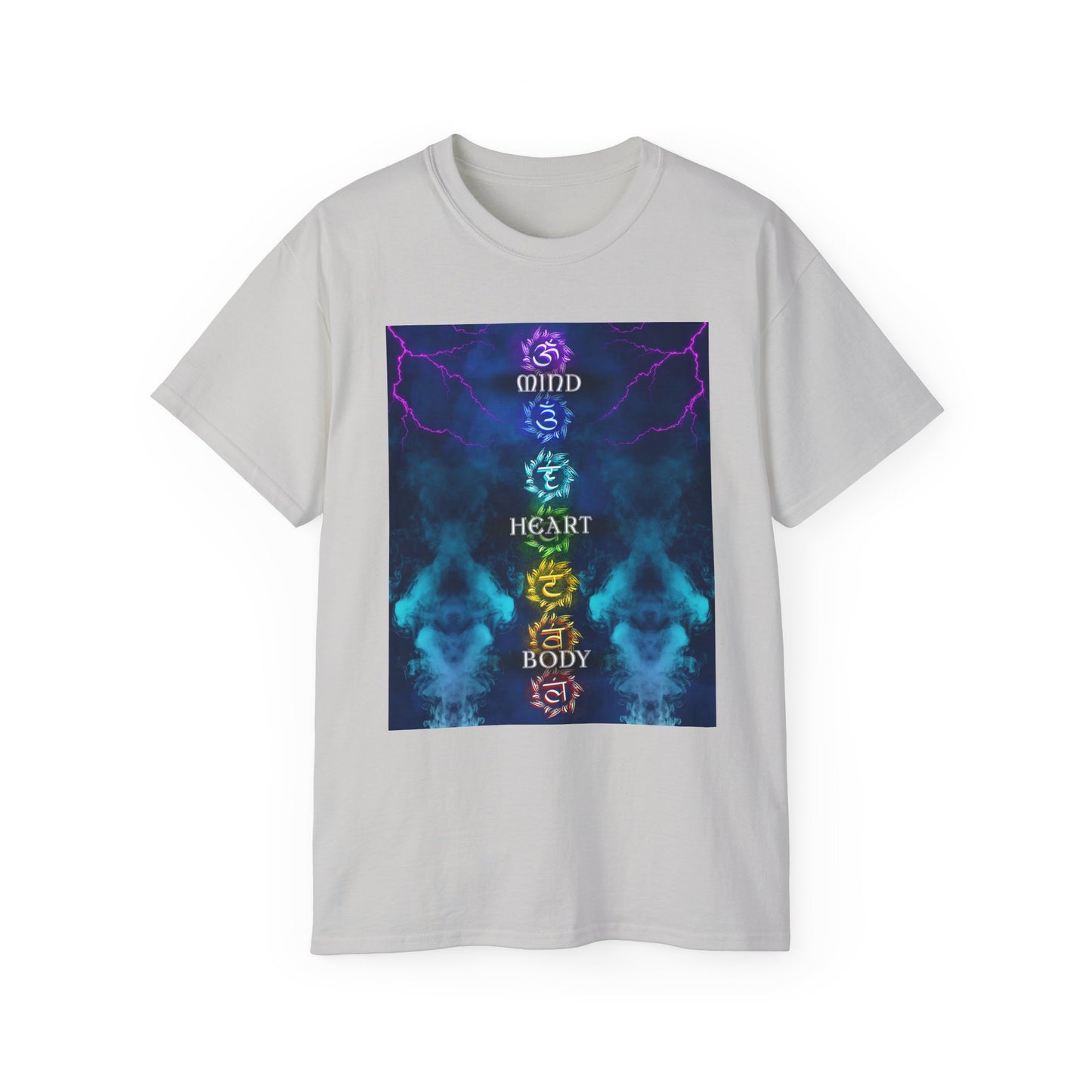 Trinity of Truth Alignment Tee —"Mind Heart Body" Key Graphic T-Shirt