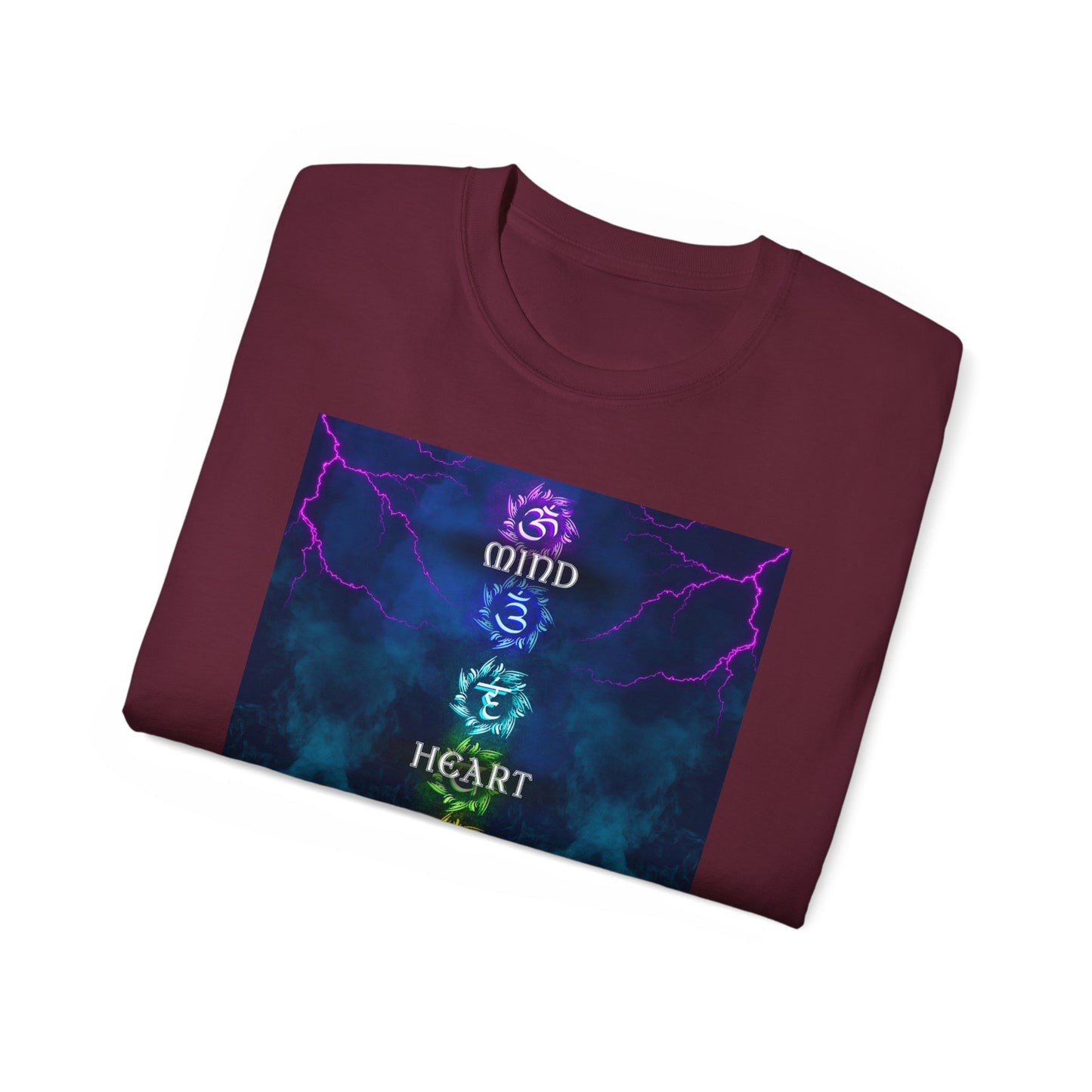 Trinity of Truth Alignment Tee —"Mind Heart Body" Key Graphic T-Shirt