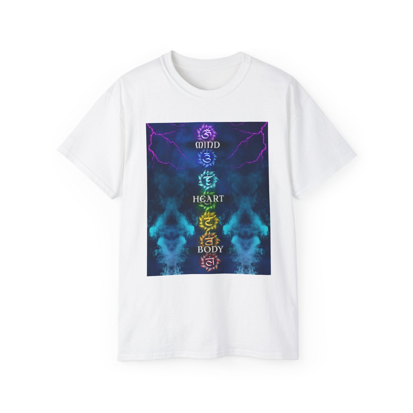 Trinity of Truth Alignment Tee —"Mind Heart Body" Key Graphic T-Shirt