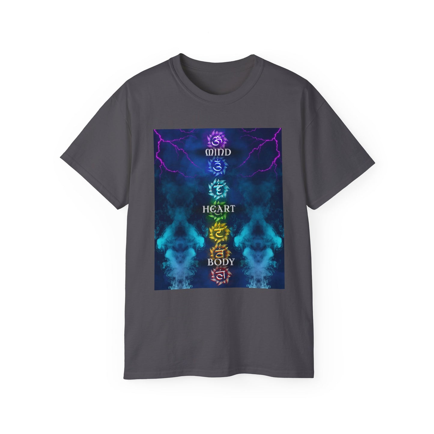 Trinity of Truth Alignment Tee —"Mind Heart Body" Key Graphic T-Shirt