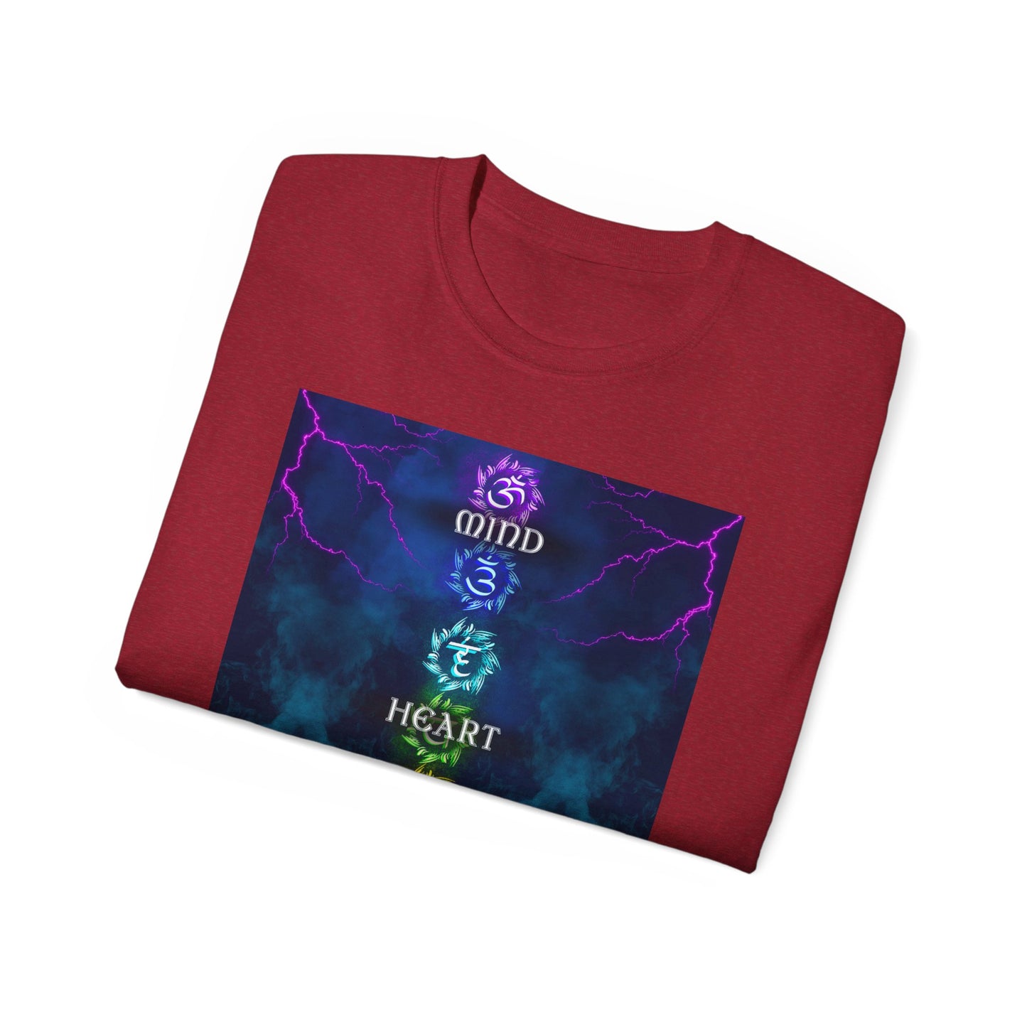 Trinity of Truth Alignment Tee —"Mind Heart Body" Key Graphic T-Shirt