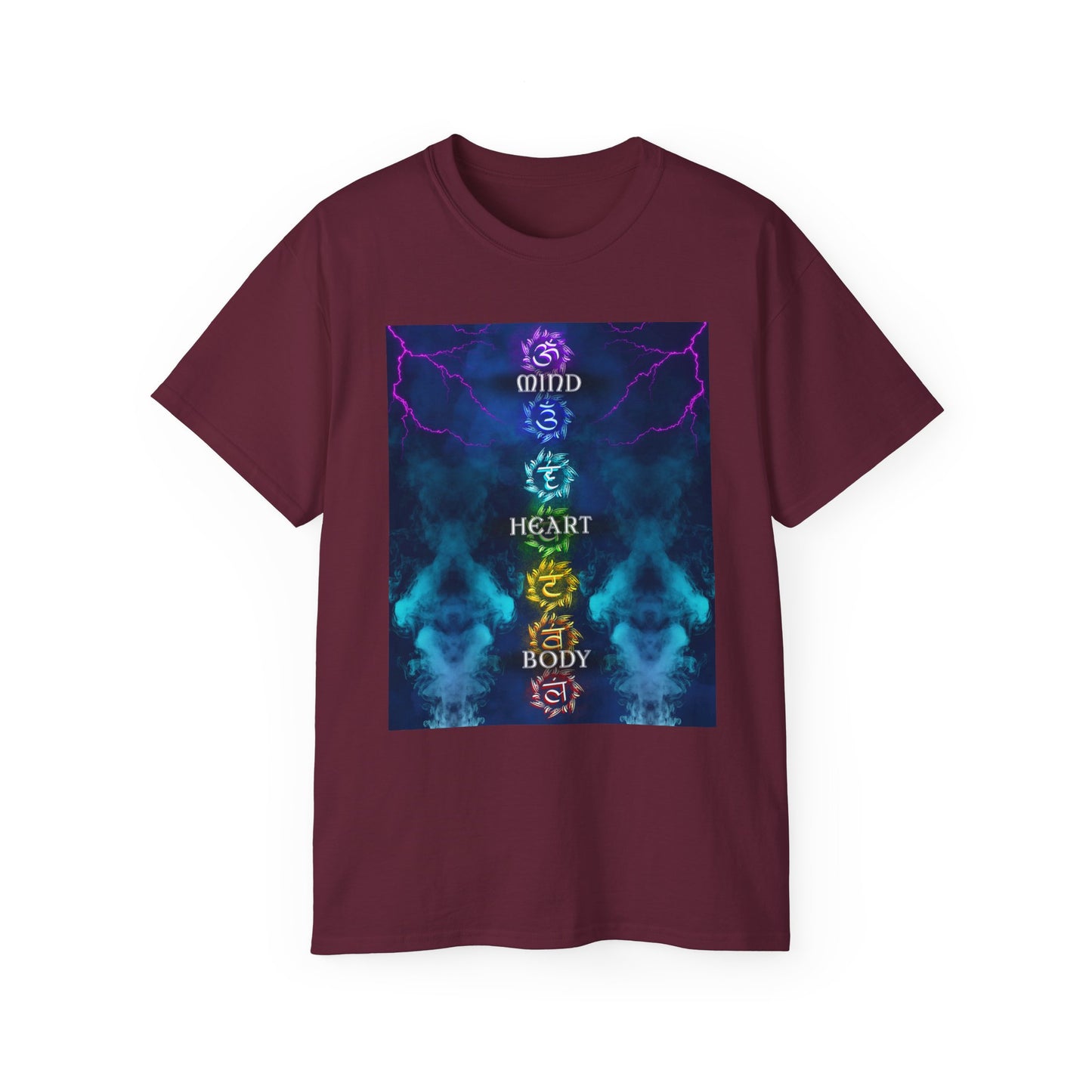 Trinity of Truth Alignment Tee —"Mind Heart Body" Key Graphic T-Shirt