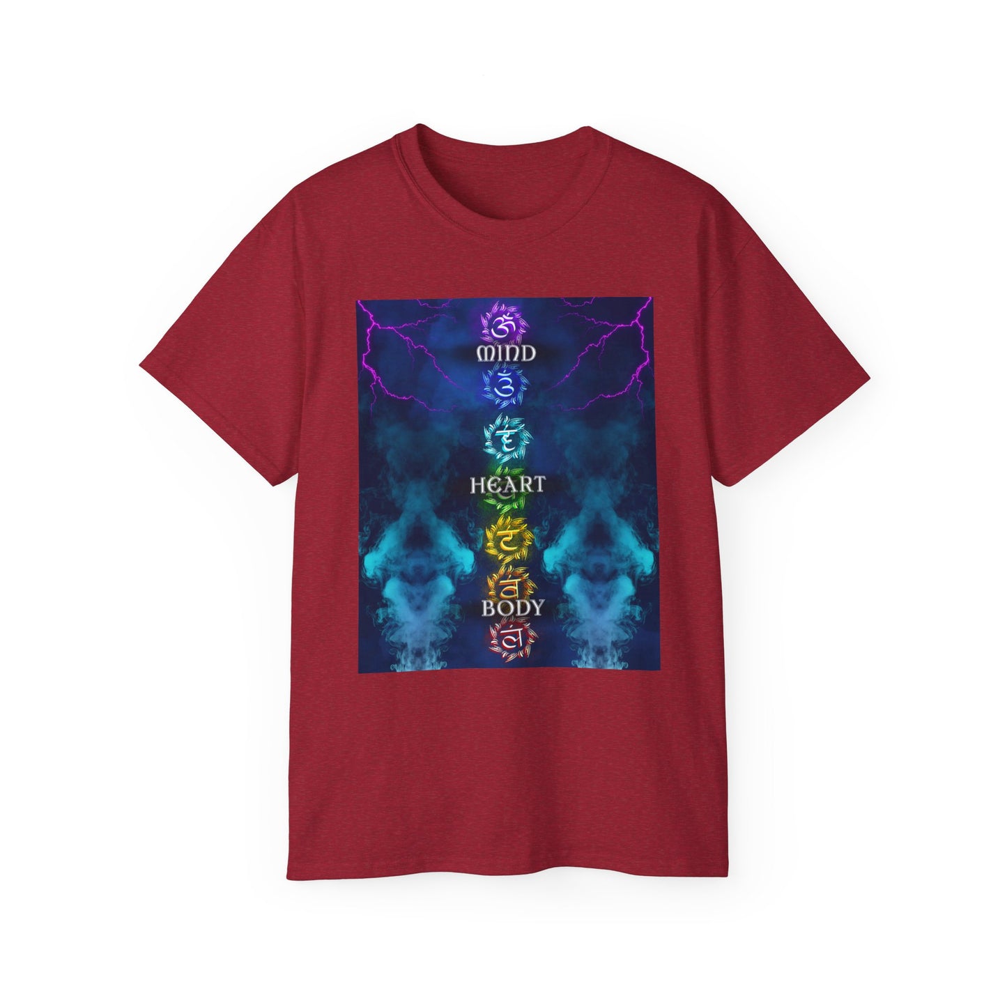 Trinity of Truth Alignment Tee —"Mind Heart Body" Key Graphic T-Shirt