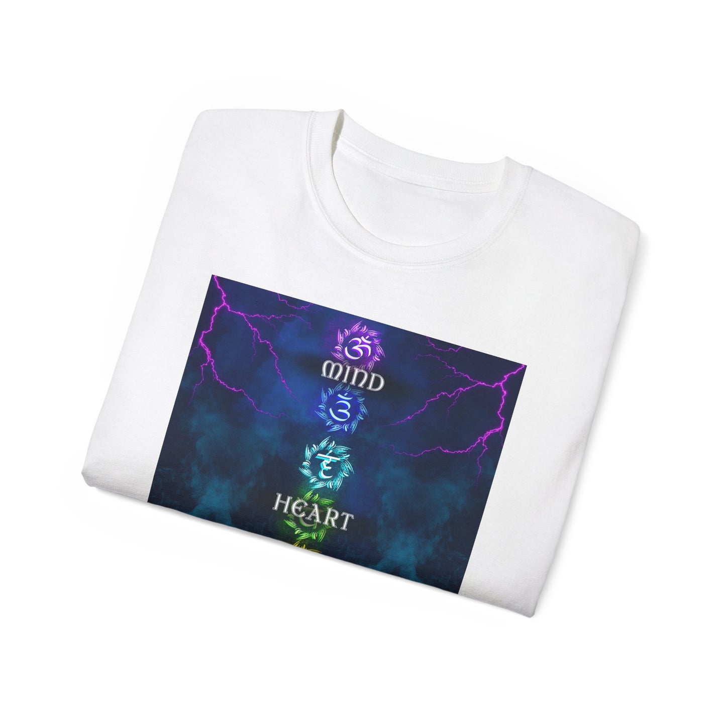 Trinity of Truth Alignment Tee —"Mind Heart Body" Key Graphic T-Shirt