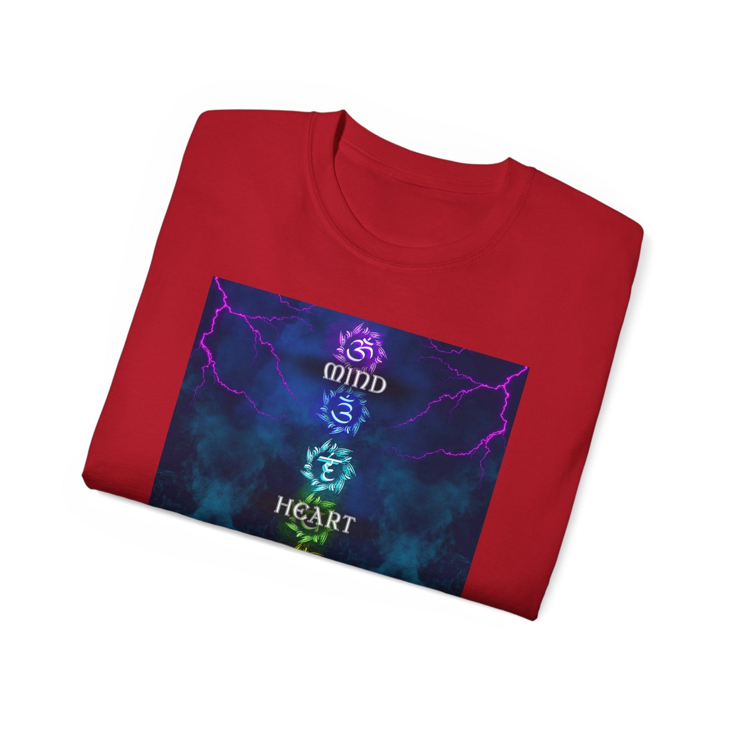 Trinity of Truth Alignment Tee —"Mind Heart Body" Key Graphic T-Shirt