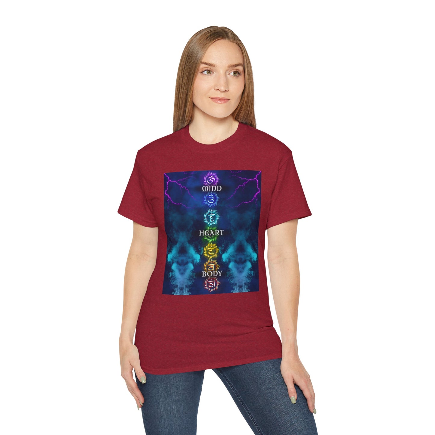 Trinity of Truth Alignment Tee —"Mind Heart Body" Key Graphic T-Shirt