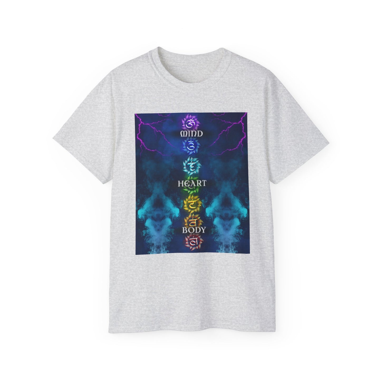 Trinity of Truth Alignment Tee —"Mind Heart Body" Key Graphic T-Shirt