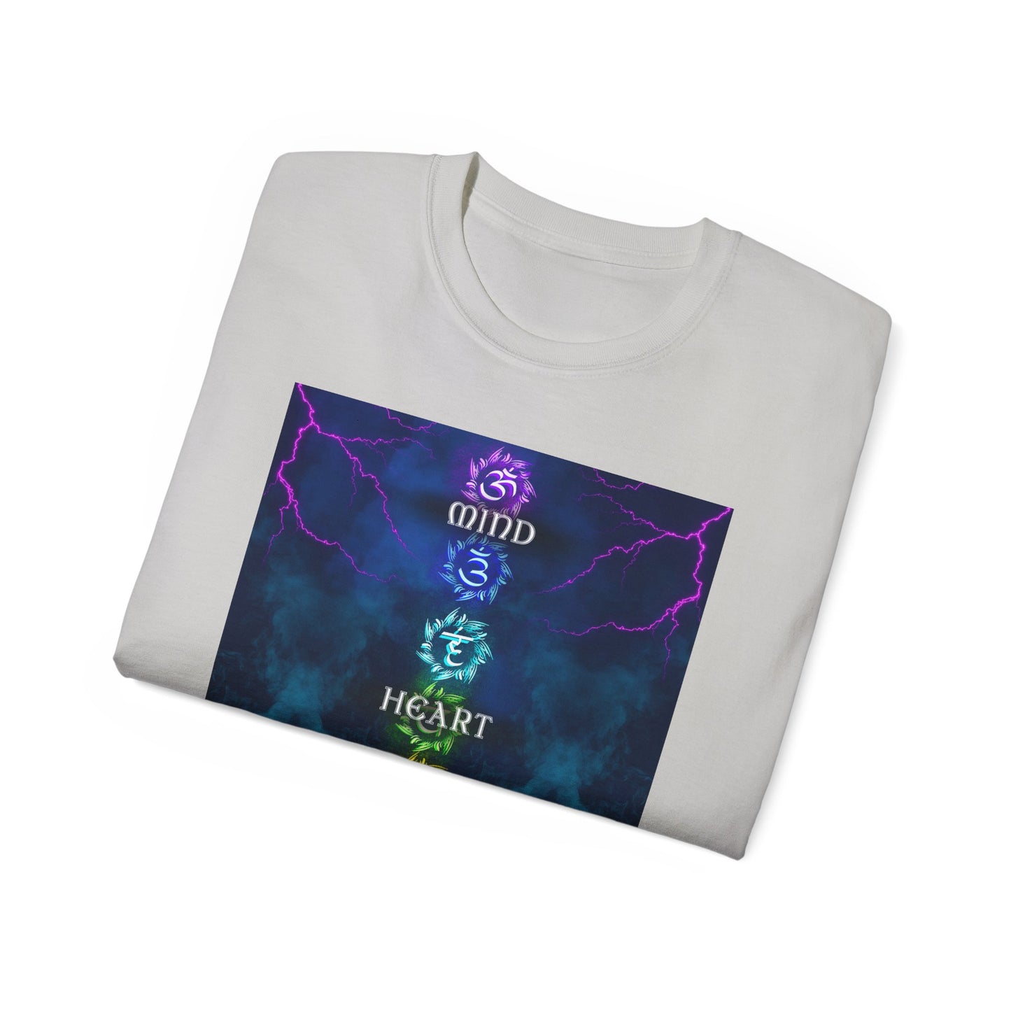 Trinity of Truth Alignment Tee —"Mind Heart Body" Key Graphic T-Shirt