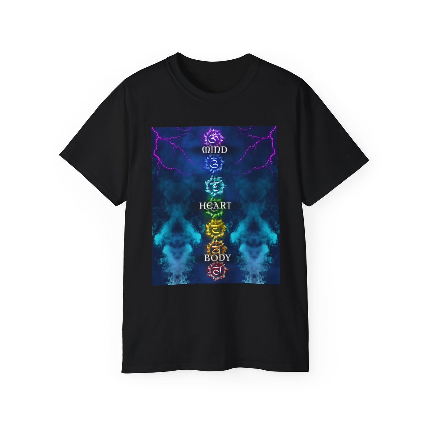 Trinity of Truth Alignment Tee —"Mind Heart Body" Key Graphic T-Shirt