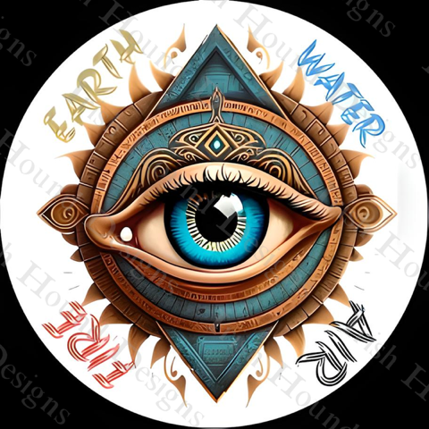 “Elemental Eye” Coaster Set