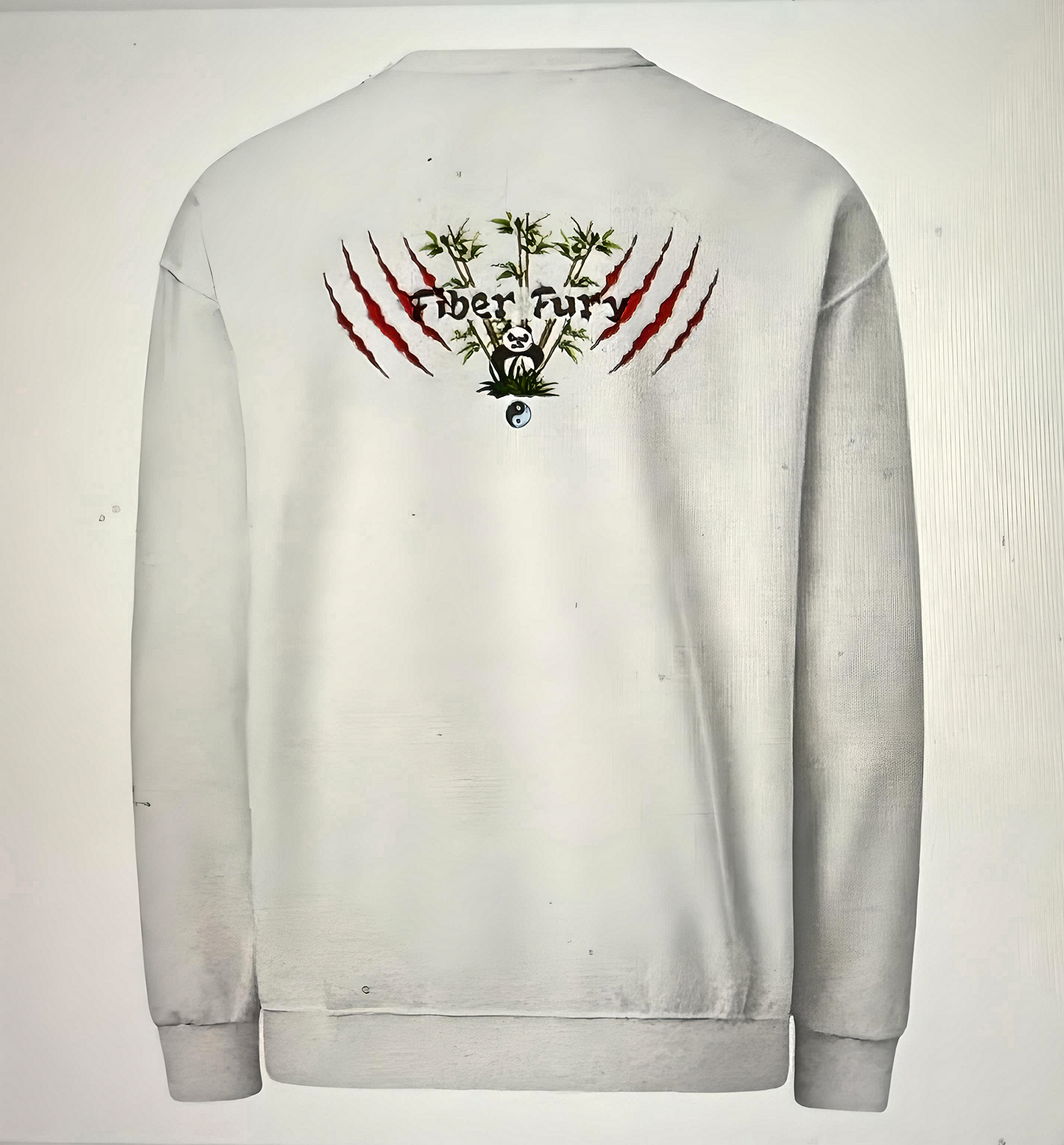 Fiber Fury Panda crew neck sweatshirt