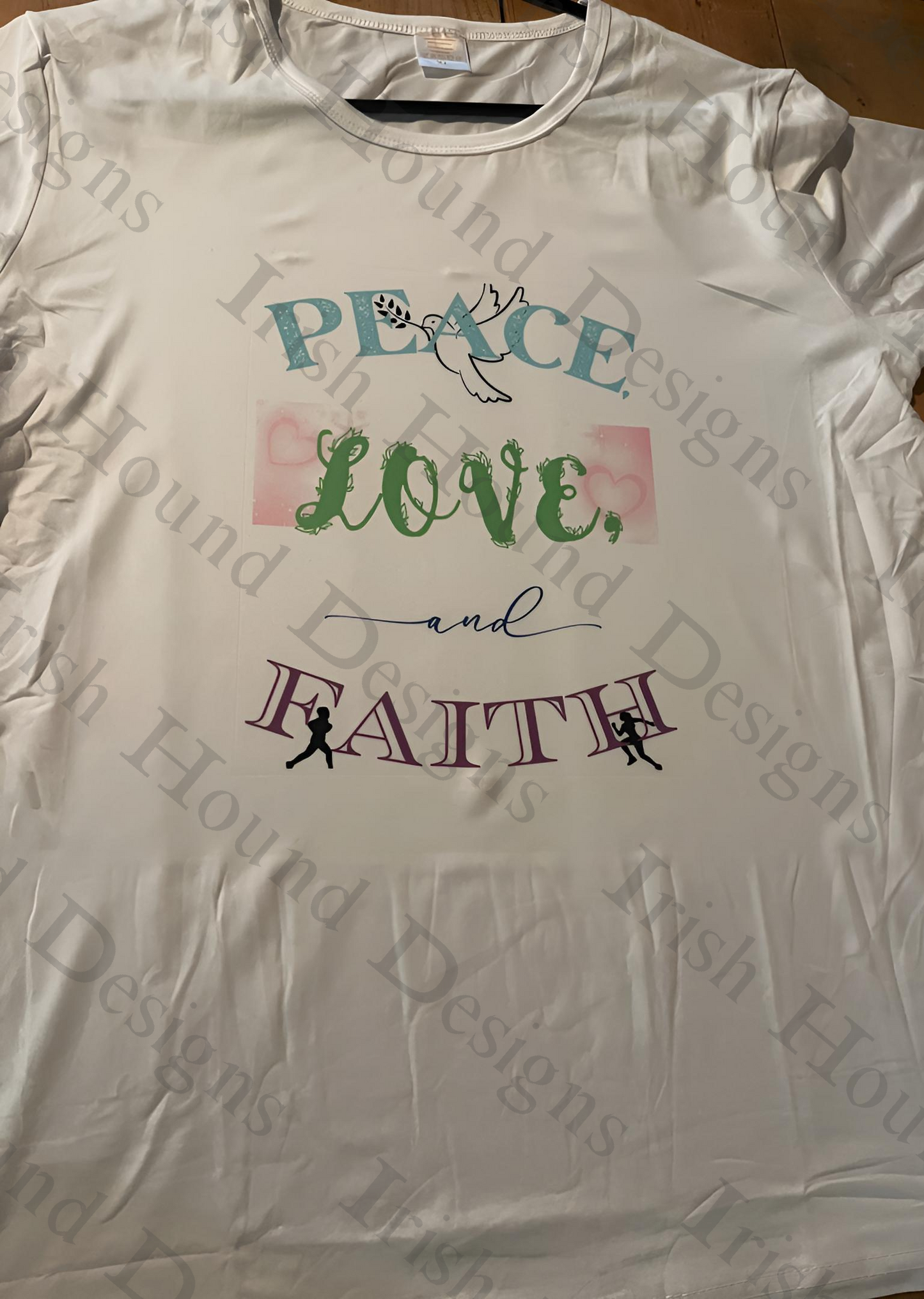 Peace, Love and Faith T-Shirt