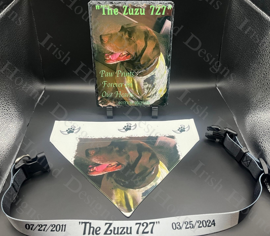 Custom Pet Memorial Set